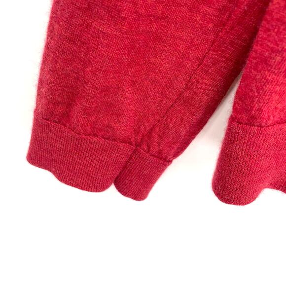 John Varvatos Men’s 100%‎ Cashmere Sweater, Rust Color, Sz. XL **SMALL HOLE** - Picture 5 of 13